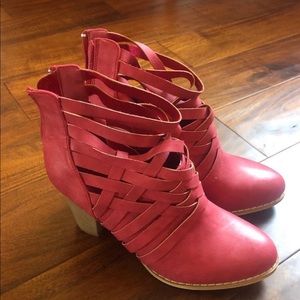 Red Heeled Booties